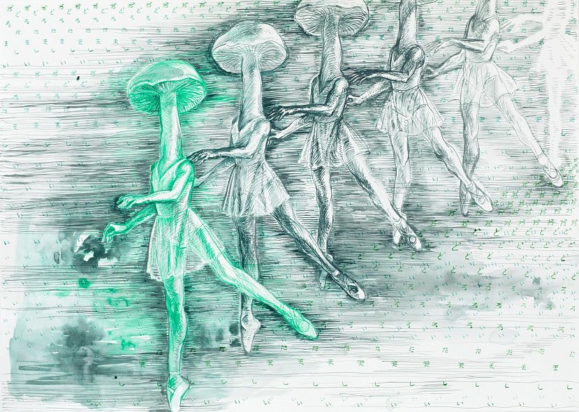 Подборка работ художников-участников Благотворительного аукциона Фонда Cosmoscow 2024