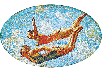 «Прыжок в воду парня и девушки» Станция метро «Маяковская» А.А. Дейнека 1938