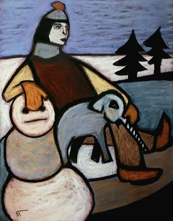 Зима. Из серии "Прощай, друг!"