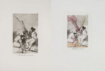 Серия "Капричос Гойи Сальвадора Дали", лист 11