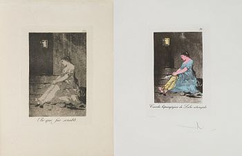 Серия "Капричос Гойи Сальвадора Дали", лист 32